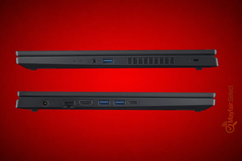 Acer Nitro V 15 RTX 5050 Side Ports Overview