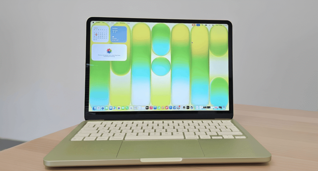 Apple MacBook Neo A18 pro interface
