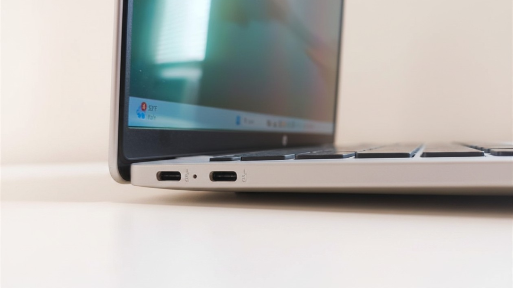 HP OmniBook 5 14” Next Gen AI Laptop - Snapdragon® X Plus Left Side